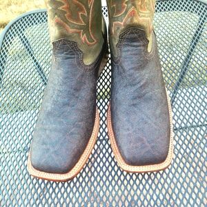 Fenoglio elephant Boots - Black and Brown